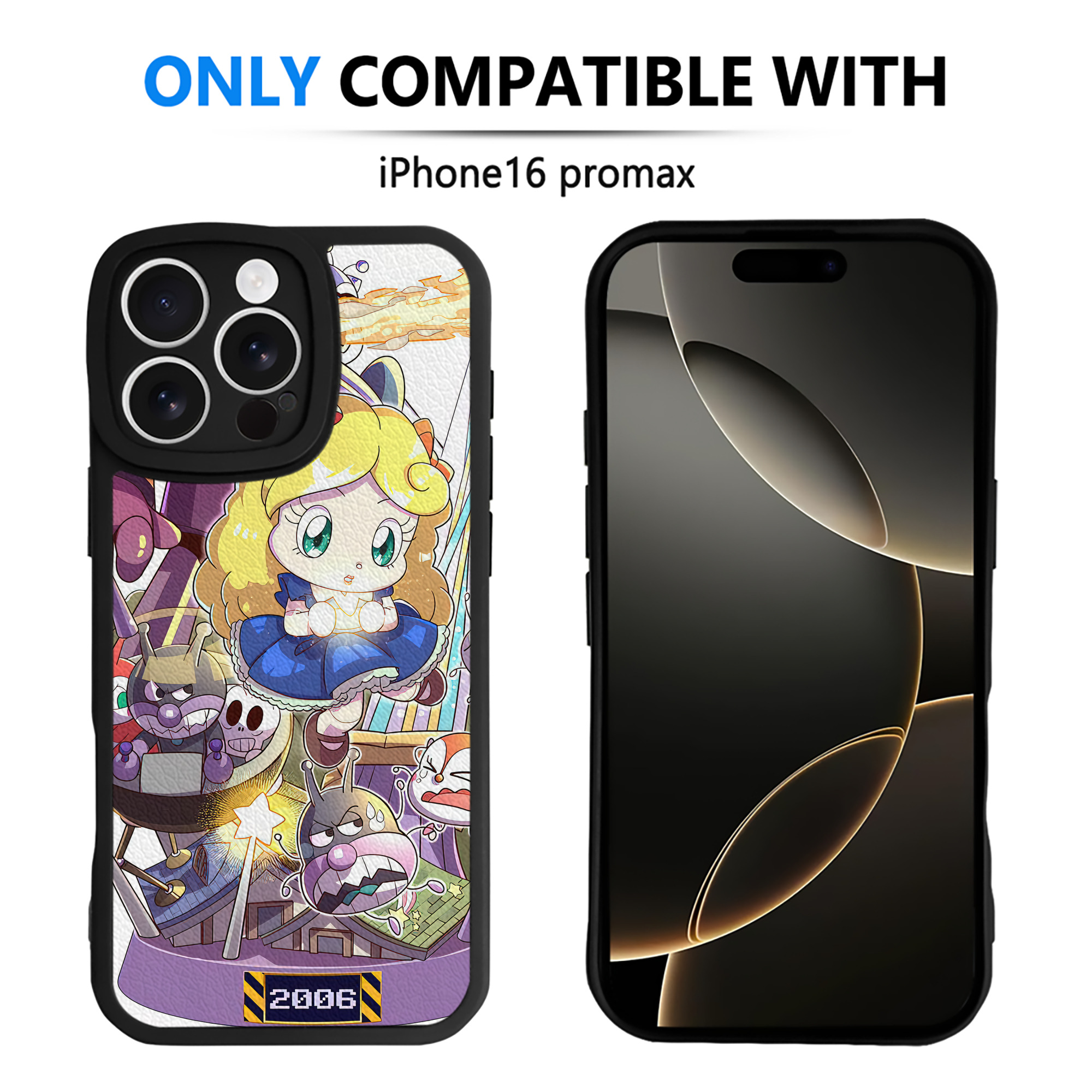 （画像用） アンパンマン Anpanman 【iPhone 16シリーズ対応】シリコンスマホケース（レザー調） 材質：シリコン